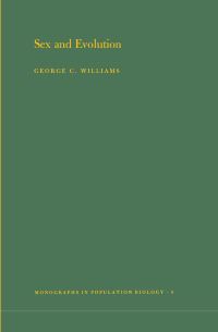 Book Cover for Sex and Evolution by George C Williams