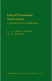 Book Cover for Cultural Transmission and Evolution by L L CavalliSforza, Marcus W Feldman