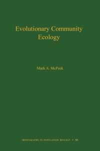 Book Cover for Evolutionary Community Ecology by Mark A McPeek