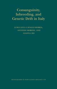 Book Cover for Consanguinity, Inbreeding, and Genetic Drift in Italy by L L CavalliSforza, Antonio Moroni, Gianna Zei