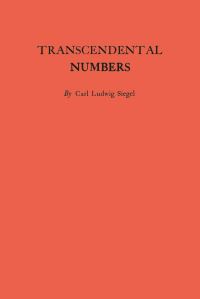 Book Cover for Transcendental Numbers by Carl Ludwig Siegel