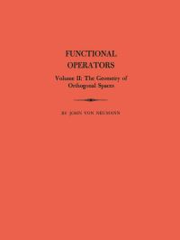 Book Cover for Functional Operators, Volume 2 by John von Neumann