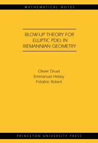Book Cover for Blow-Up Theory for Elliptic PDEs in Riemannian Geometry by Olivier Druet, Emmanuel Hebey, Frédéric Robert