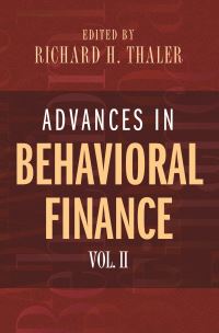 Book Cover for Advances in Behavioral Finance by Richard H Thaler, Russell Sage Foundation