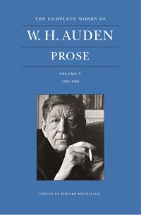 Book Cover for The Complete Works of W.H. Auden. Volume V Prose by W H Auden