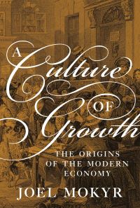 Book Cover for A Culture of Growth by Joel Mokyr