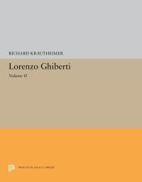 Book Cover for Lorenzo Ghiberti by Richard Krautheimer