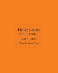 Book Cover for Holzer-Isms by Jenny Holzer, Larry Warsh