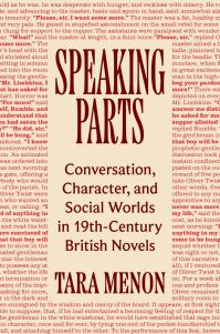 Book Cover for Speaking Parts by Tara Menon