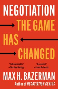 Book Cover for Negotiation by Max H Bazerman