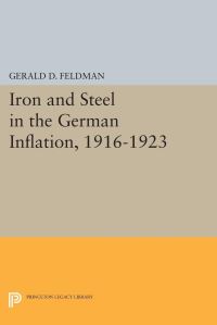 Book Cover for Iron and Steel in the German Inflation, 1916-1923 by Gerald D Feldman
