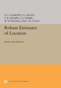 Book Cover for Robust Estimates of Location by D F Andrews