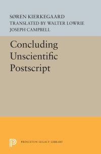 Book Cover for Concluding Unscientific Postscript by Søren Kierkegaard