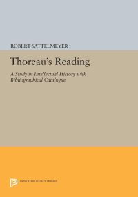 Book Cover for Thoreau's Reading by Robert Sattelmeyer