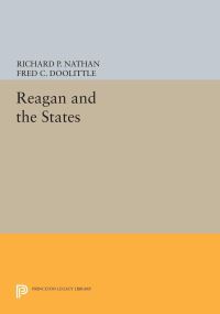 Book Cover for Reagan and the States by Richard P Nathan, Fred C Doolittle