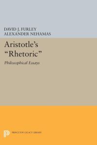 Book Cover for Aristotle's Rhetoric by David J Furley, Alexander Nehamas