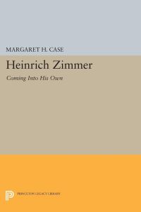 Book Cover for Heinrich Zimmer by Margaret Case