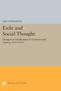Book Cover for Exile and Social Thought by Lee Congdon