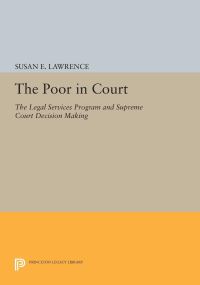 Book Cover for The Poor in Court by Susan E Lawrence