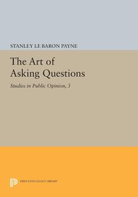 Book Cover for The Art of Asking Questions by Stanley Le Baron Payne