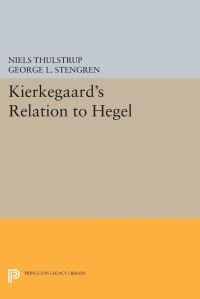 Book Cover for Kierkegaard's Relation to Hegel by Niels Thulstrup