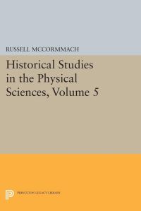 Book Cover for Historical Studies in the Physical Sciences, Volume 5 by Russell McCormmach