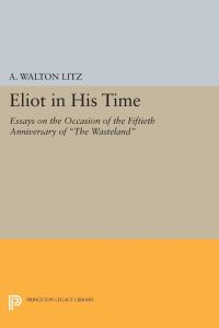Book Cover for Eliot in His Time by A Walton Litz