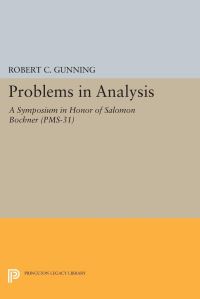 Book Cover for Problems in Analysis by Robert C Gunning