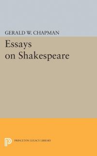 Book Cover for Essays on Shakespeare by Gerald Wester Chapman