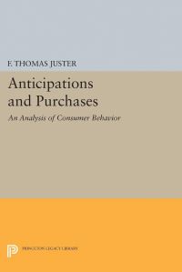 Book Cover for Anticipations and Purchases by Francis Thomas Juster