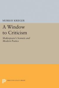 Book Cover for Window to Criticism by Murray Krieger