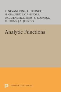 Book Cover for Analytic Functions by Lars Valerian Ahlfors