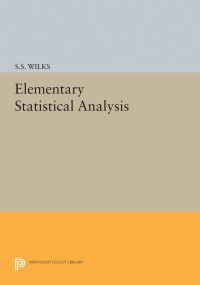 Book Cover for Elementary Statistical Analysis by Samuel Stanley Wilks