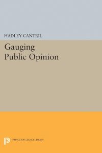 Book Cover for Gauging Public Opinion by Hadley Cantril