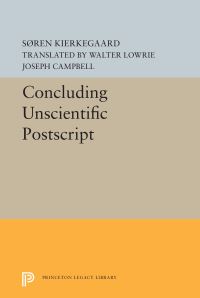 Book Cover for Concluding Unscientific Postscript by Søren Kierkegaard
