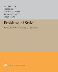 Book Cover for Problems of Style by Alois Riegl