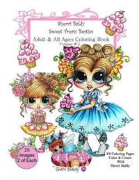 Book Cover for Sherri Baldy My-Besties Sweet Treats Adult Coloring Book by Nina Simon