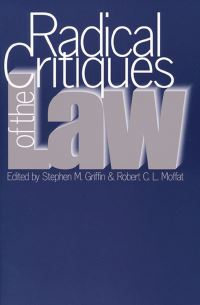 Book Cover for Radical Critiques of the Law by Robert CL Moffat