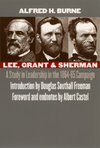 Book Cover for Lee, Grant and Sherman by Alfred H Burne, Albert Castel