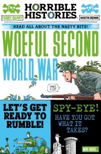Book Cover for Woeful Second World War by Terry Deary