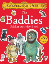 Book Cover for The Baddies Sticker Activity Book by Julia Donaldson