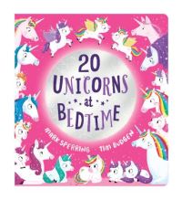 Book Cover for 20 Unicorns at Bedtime by Mark Sperring