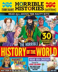 Book Cover for The Horrible History of the World by Terry Deary