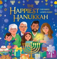 Book Cover for The Happiest Hanukkah by Ivor Baddiel