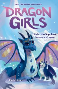 Book Cover for Aisha the Sapphire Treasure Dragon by Maddy Mara