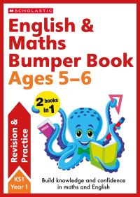 Book Cover for English & Maths Bumper Book Ages 5-6 by Catherine Casey