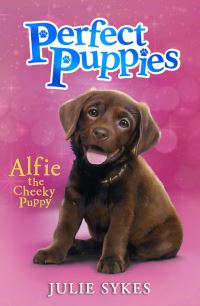 Book Cover for Alfie the Cheeky Puppy by Julie Sykes