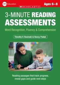 Book Cover for 3 Minute Reading Assessments Ages 6-8 by Timothy V Rasinski, Nancy Padak