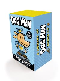 Book Cover for A Library of Dog Man. Books 1-7 by Dav Pilkey, Dav Pilkey