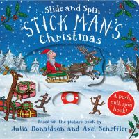 Book Cover for Stick Man's Christmas - Slide and Spin by Julia Donaldson